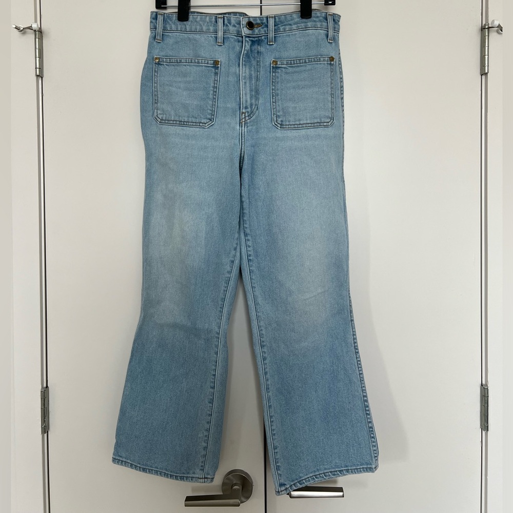 KHAITE Rachel Cropped High Rise Jean 30